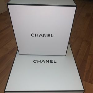 2 Authentic Chanel Boxes Decor